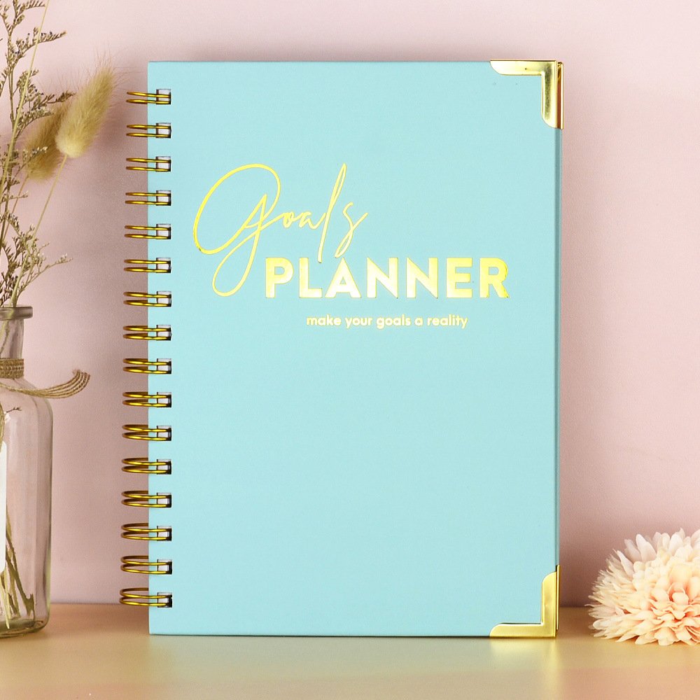 Hot Selling Custom Calendar Planner Notebook Coil Notebook English Version Weekly Planner Goal Planner