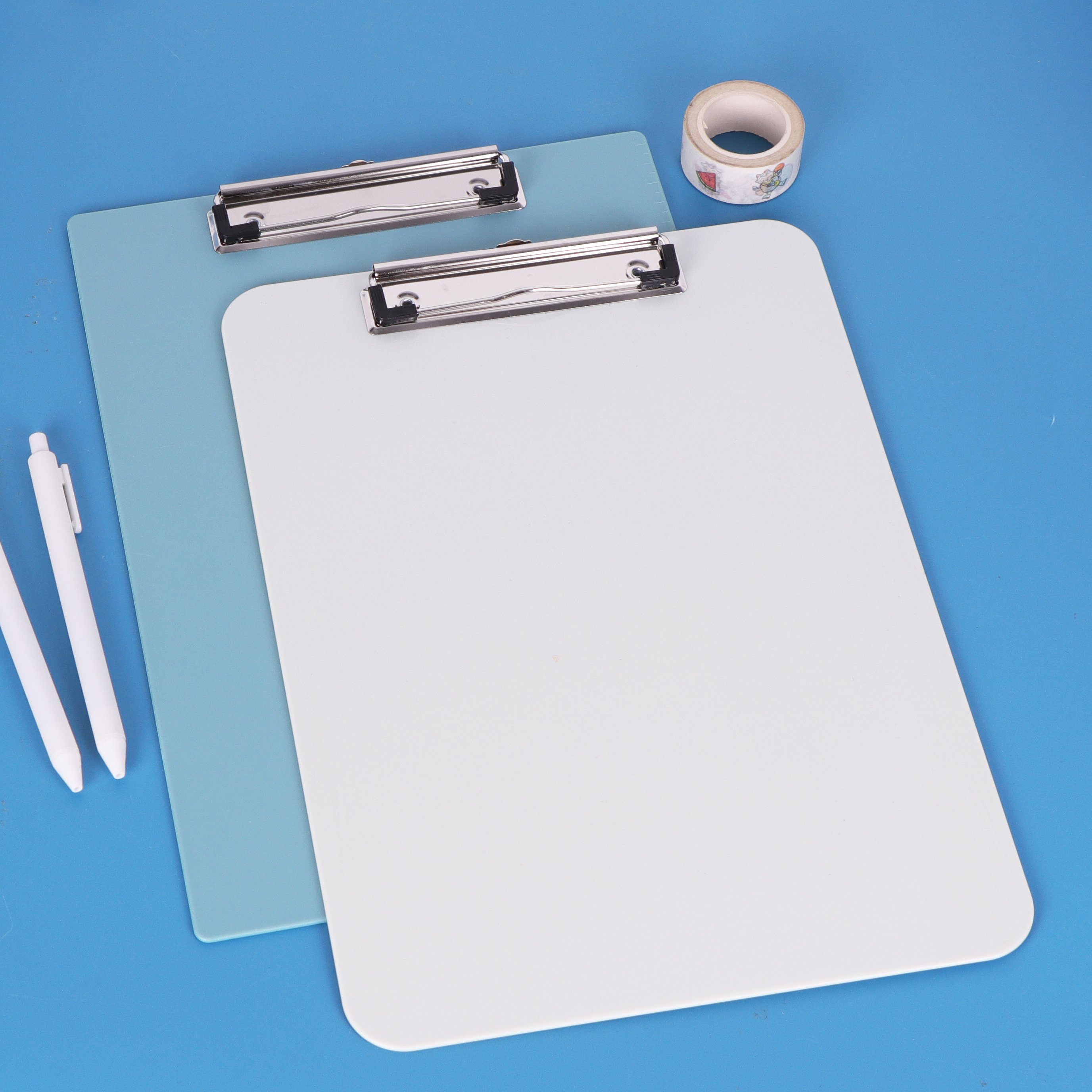 SUNSHING A4 Plastic Clipboard With Butterfly Clip Memo Size Clipboard Business Meeting Record Clip Board Writing Pad Board