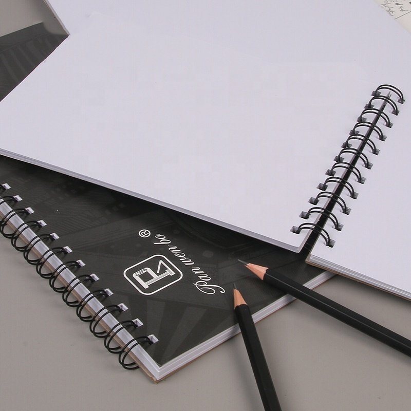 Customized Logo Wholesale School Notebook Fabric Cover Planner Printed Style Diary Sticky Notes Pad Book
