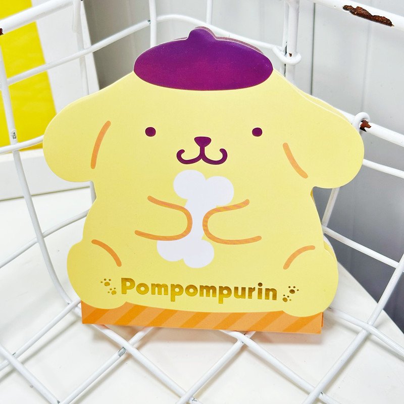 ST009 Wholesale kawaii Kuromi Melody notepad cartoon cute small Pochacco shape message book memo pads stationery