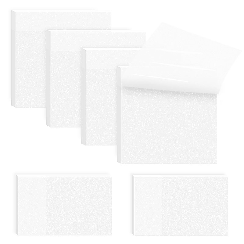 Hot Sale Transparent Sticky Notes Stickers index Posted It Custom Logo Print Colorful Pet Memo Pad Stationery School Supplies