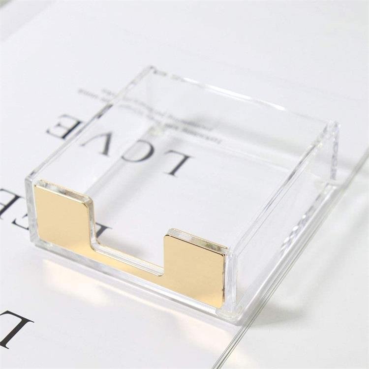 Sticky Notes Memo Pad Holder Dispenser Clear Acrylic Desk Supplies Organizer Accessories holder