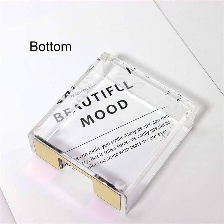 Sticky Notes Memo Pad Holder Dispenser Clear Acrylic Desk Supplies Organizer Accessories holder