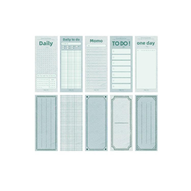 LABON Custom 400page Paper Simple Style Small Creative Notepad Mini Portable Memo Pads