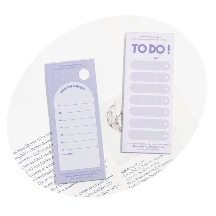 LABON Custom 400page Paper Simple Style Small Creative Notepad Mini Portable Memo Pads