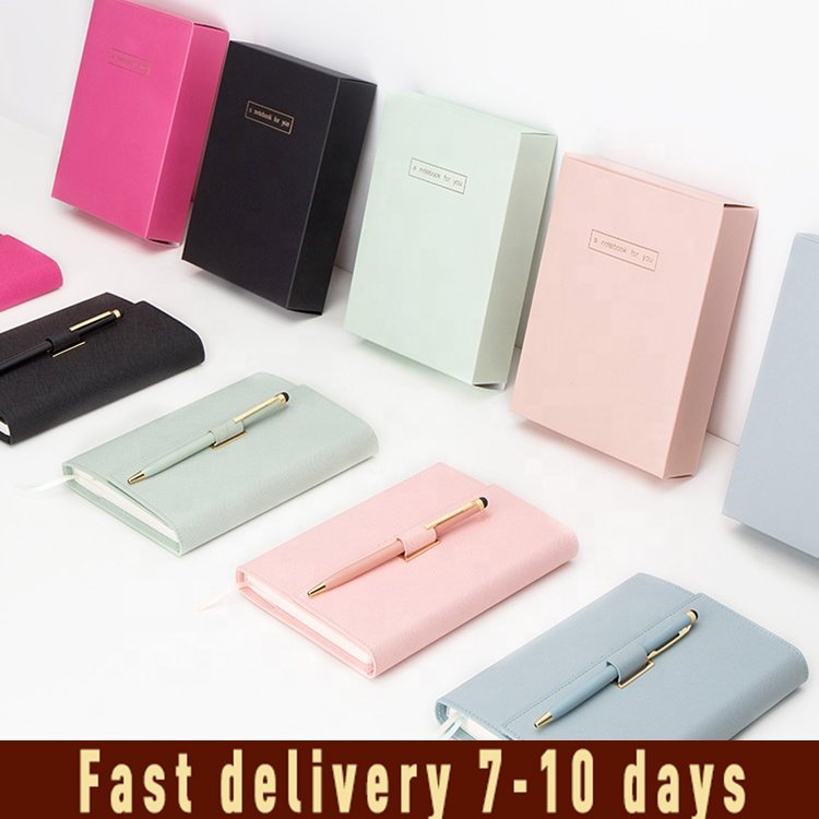 Diary For Girls A5 Notebook Pu Leather Journal Handmade 2022 Agenda Hardcover Planners And Notebooks Custom Notepad