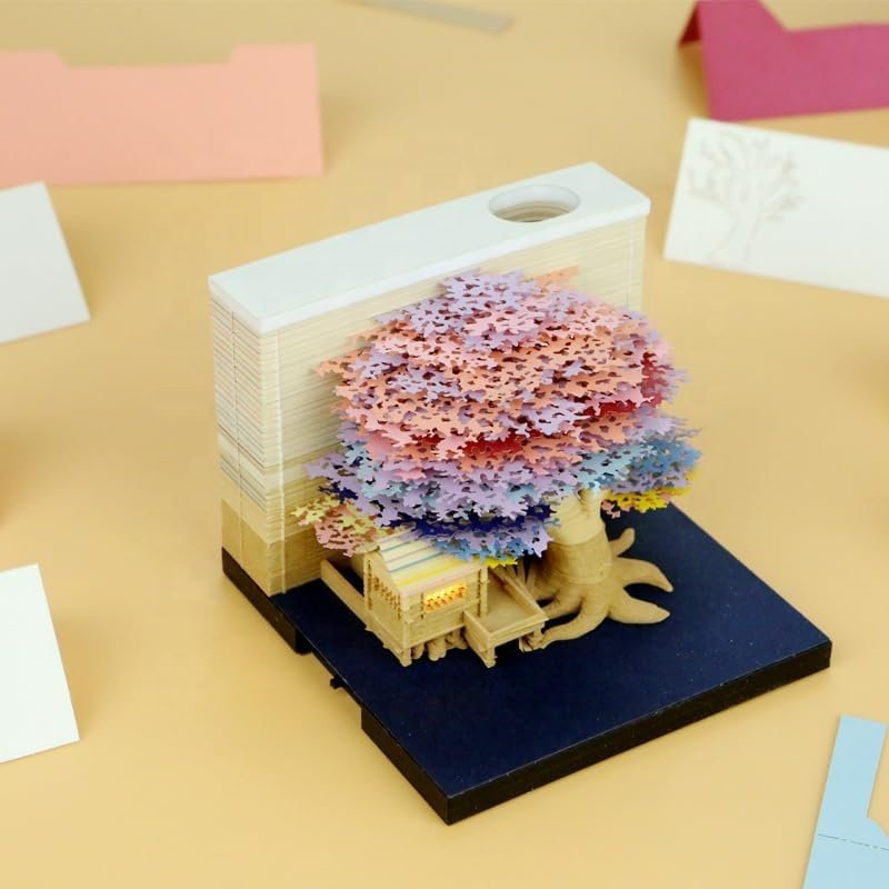 Cheap Customized High Quality Custom Design Originality Novelty Memo Pads Exquisite Portable 3D Sticky Note
