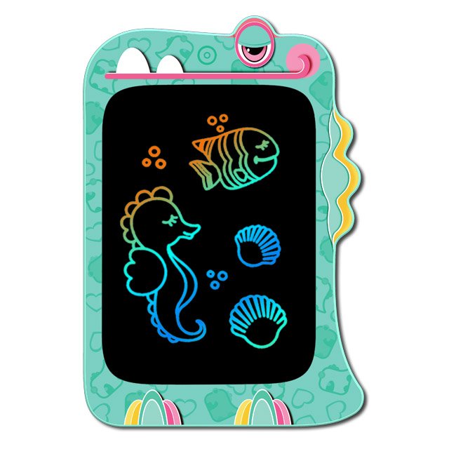 Kids Toys 8.5 Inch Dinosaur Colorful Drawing Board Unicorn Doodle Pad LCD Writing Tablet Birthday Christmas Gifts for Toddlers