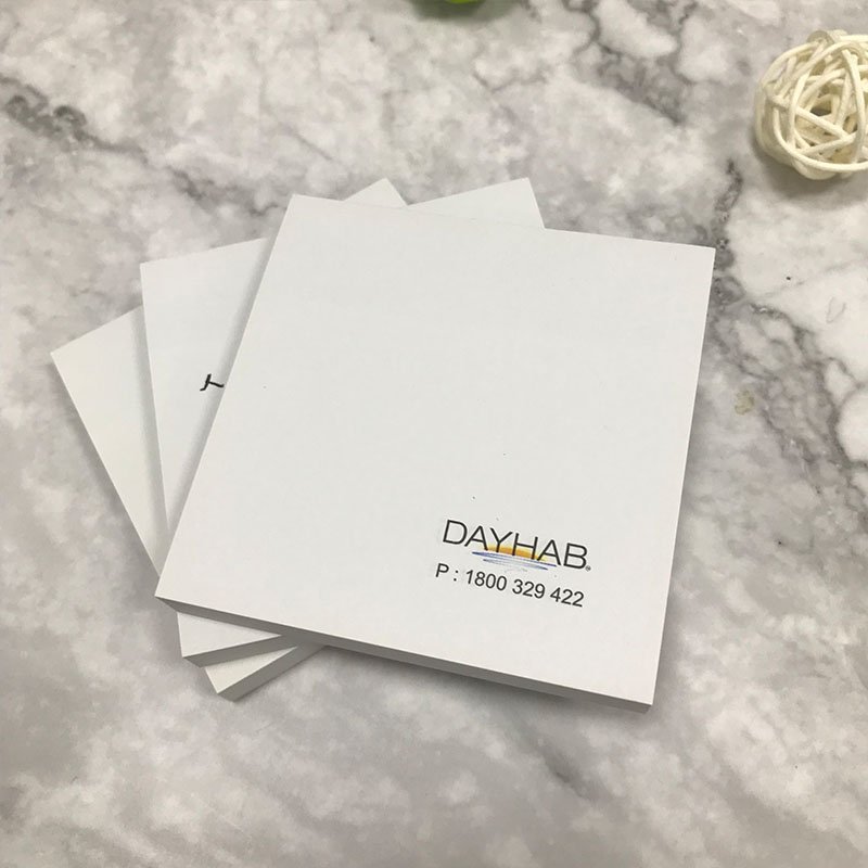 Hot Sale Sticky Note Pad 10 Colors Memo Pad Sticky Notes Custom Logo Print Die Cut Sticky Notes Custom Shape 3x3 inches
