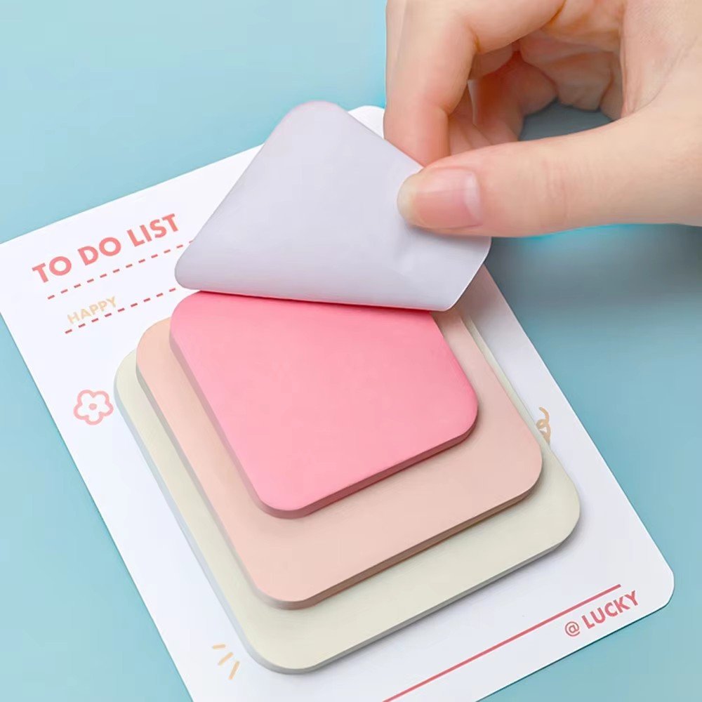 Custom creative color stacked notes, notepads, messages, memos, stationery, office, school supplies