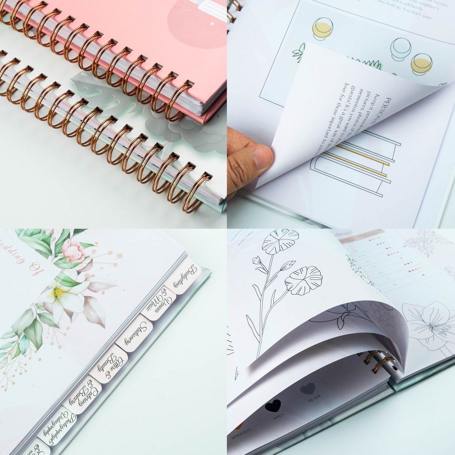 Promotion Wedding Planner Romantic Wedding Plan Book High Value General Engagement Planning Notebook Door to Door Shipping