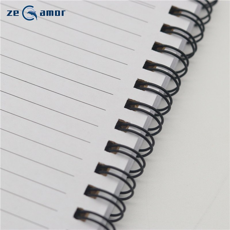 Zeamor Factory Logo Customized A5 Memo Pad Small A6 Spiral Notebook With Pen To Do List Sticky Notes Notepad