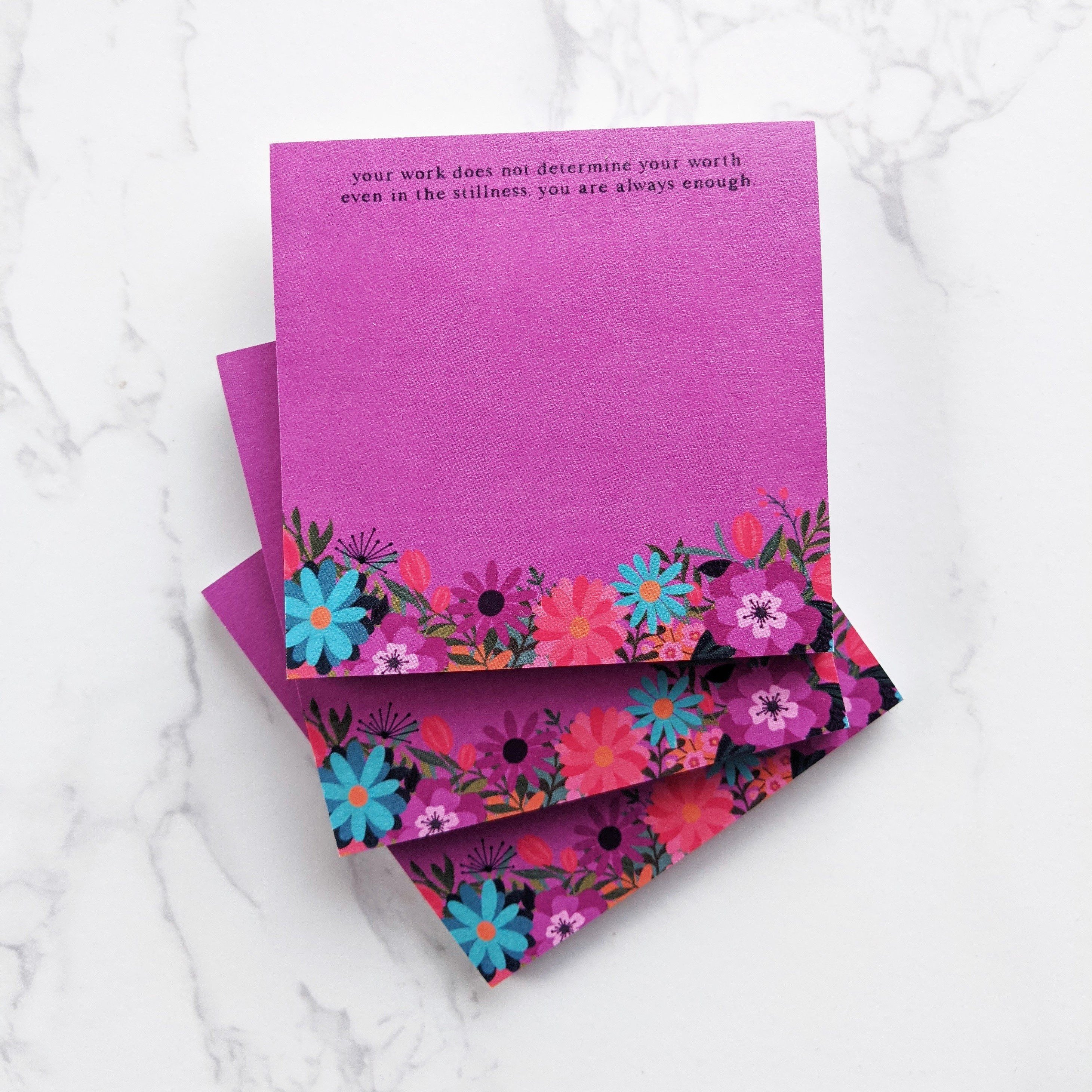 Stationary School Supplies Notepad Set Sticky Note Tabs Cute Custom Gradient Notes Notepads Memo Pads