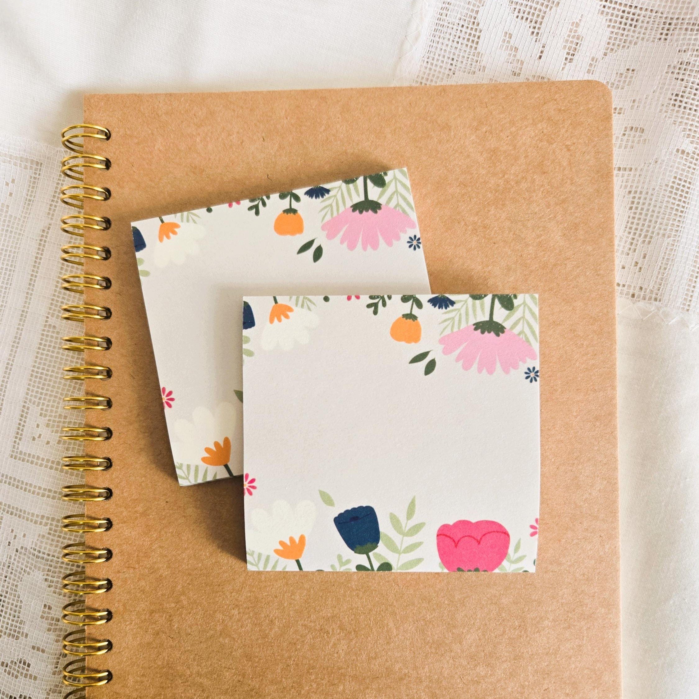 Stationary School Supplies Notepad Set Sticky Note Tabs Cute Custom Gradient Notes Notepads Memo Pads