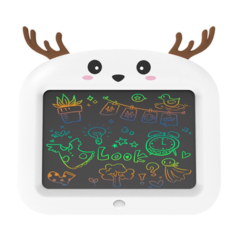 11'' Deer LCD Kids pad Children's Cartoon Animals LCD drawing board Erasable Electronic writing tablet