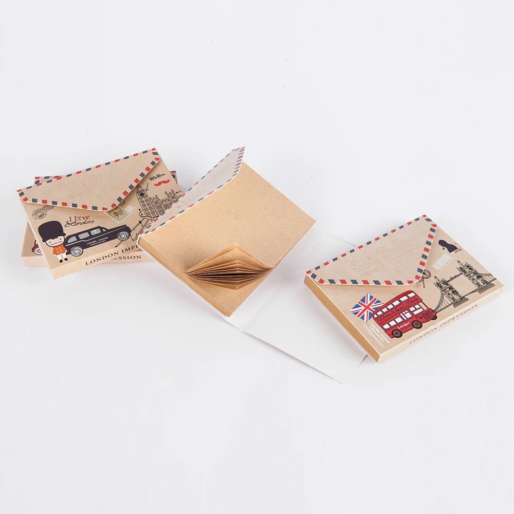 GF Factory Wholesale Kraft Paper Mini Custom Printed Cute Memo Sticky Notes for School Office Suppliers