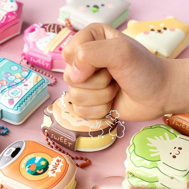 Cute Cartoon Portable Mini Notebook Decompress Relief Sticky Notes Students Portable Preparation Sticky Notes