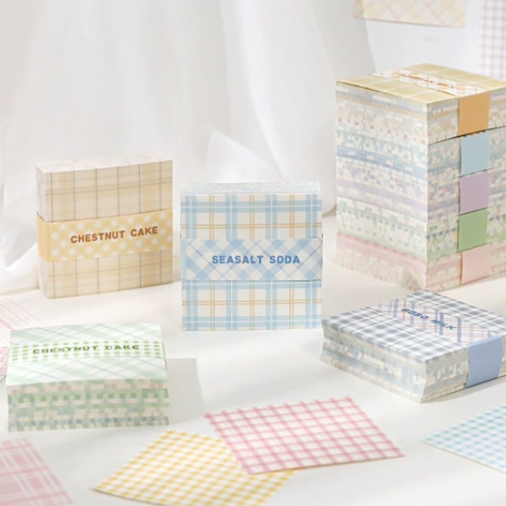 Memo Pad Sticky Note Cute Multicolor Custom Shapes 3*3 Inch for School Diary Writing Notes