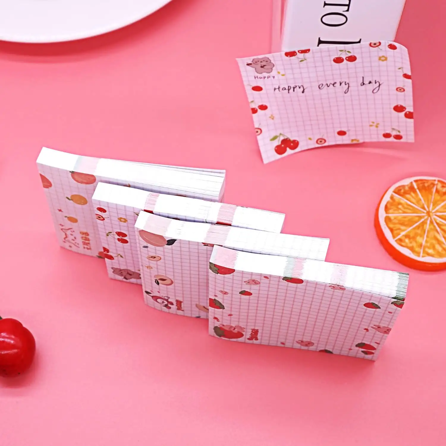 Stationery School Supplies Wholesale Cute Memo Pads Custom Kawaii Sticky Notes