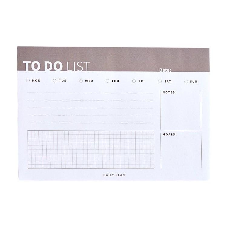 LABON Tear Off Weekly Planner Monthly Planner To-Do List Daily Notes Memo Pad Sticky Notes