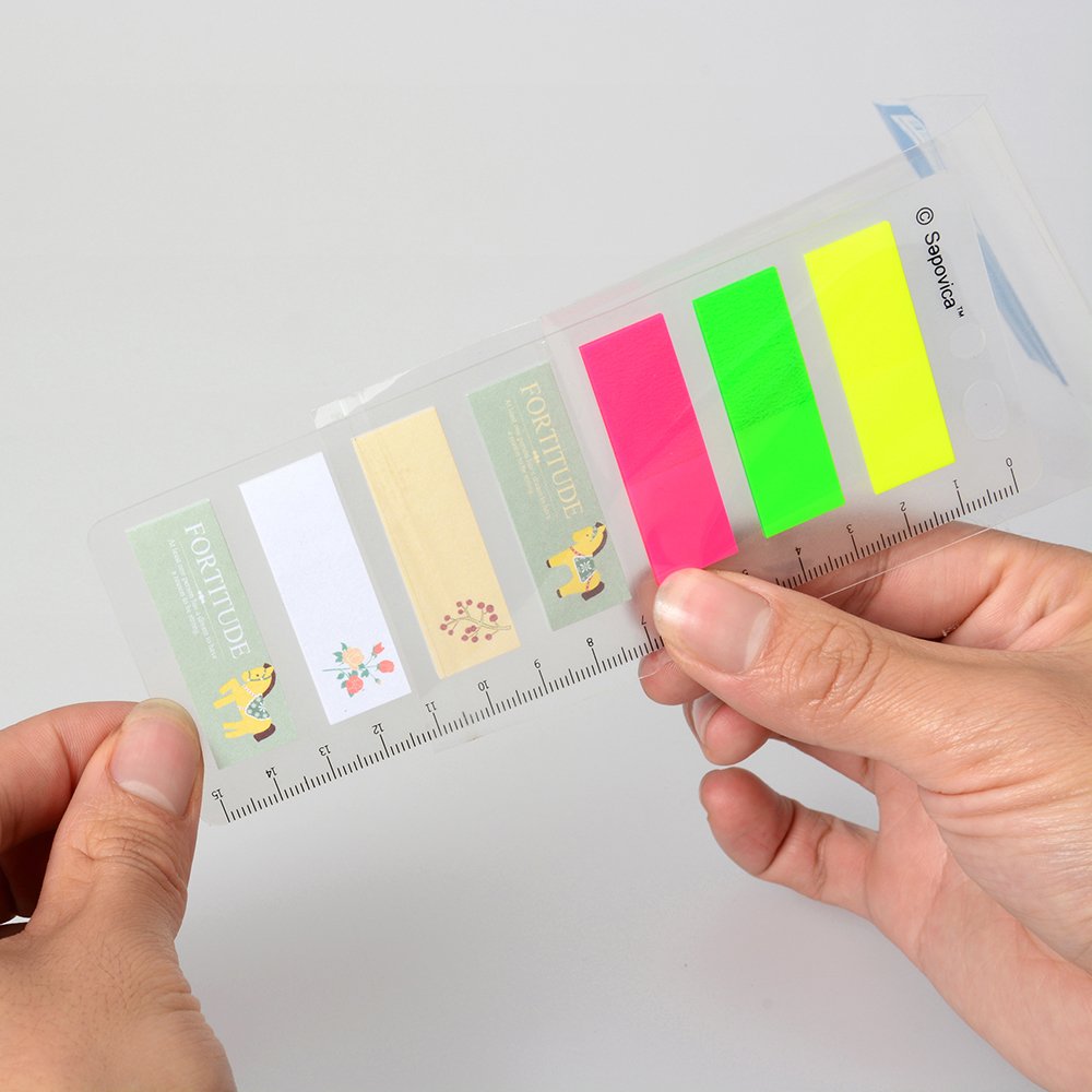 fluorescent color film Index sticky notes wholesale memo pad Sticky Note for Pad Custom School Logo