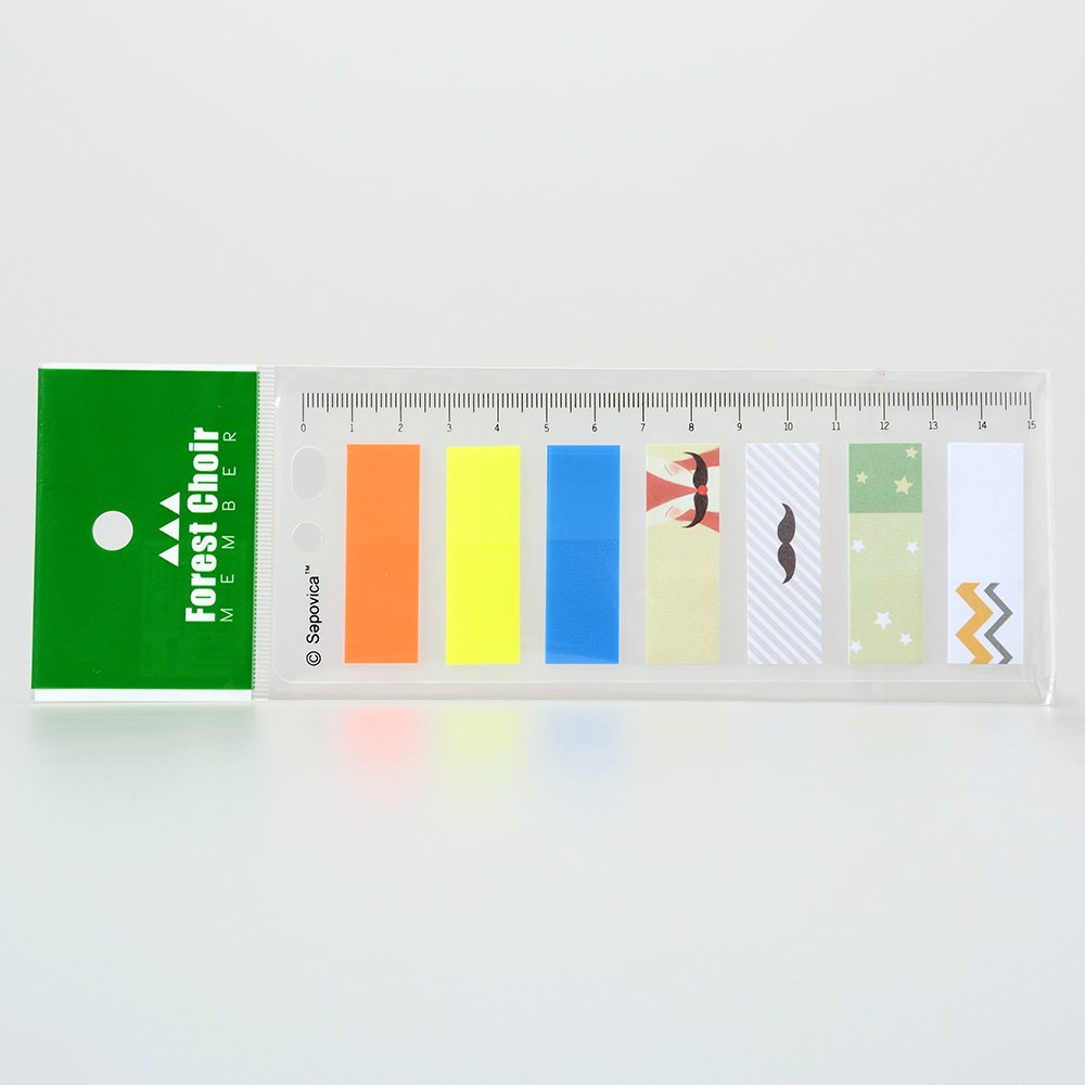 fluorescent color film Index sticky notes wholesale memo pad Sticky Note for Pad Custom School Logo
