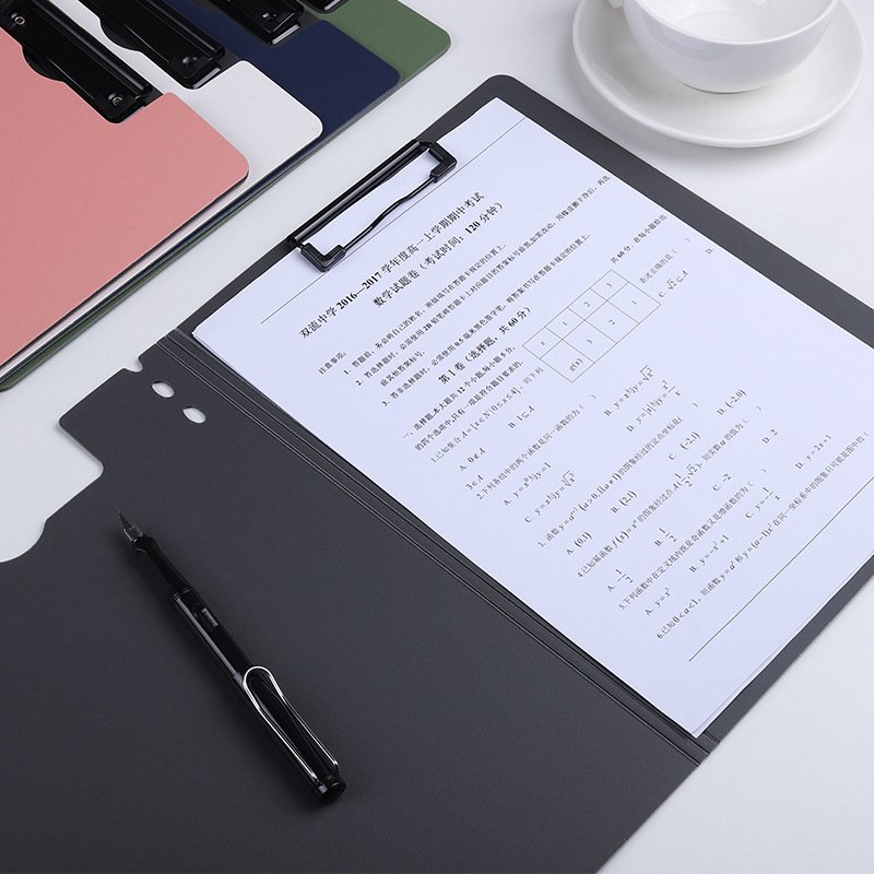 A4 File Folder Paper Clipboard Writing Pad Splint Memo Clip Board Document Holder