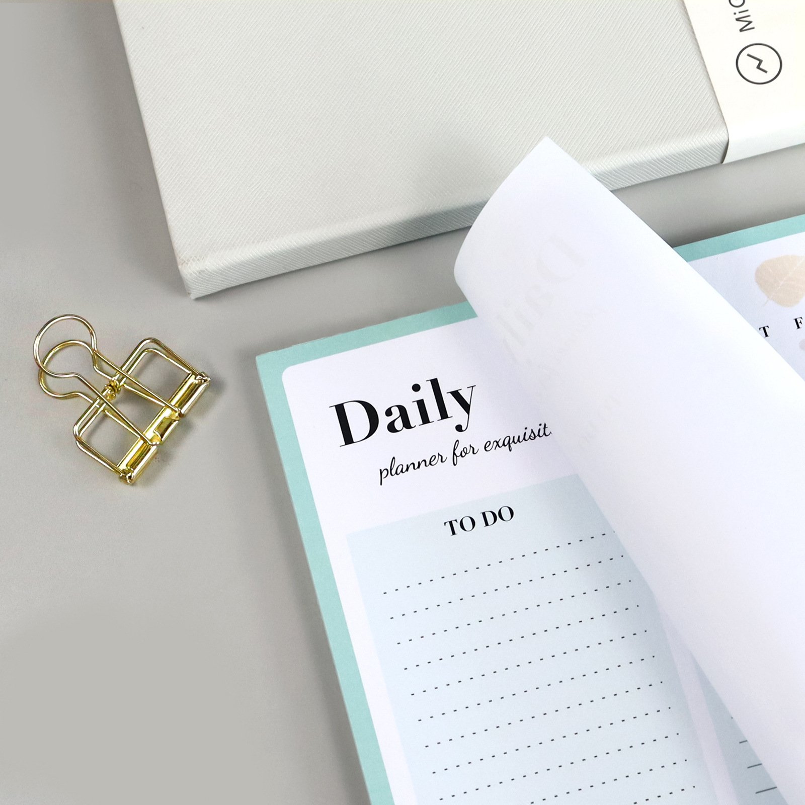 Hot selling wholesale To-do list daily weekly planner rip off undated journal Pad print Notes Memo Pad