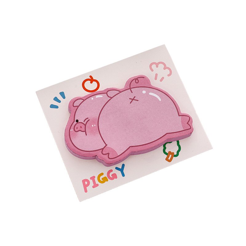 Creative multifunction school cartoon kawaii animal sticky note book for kids