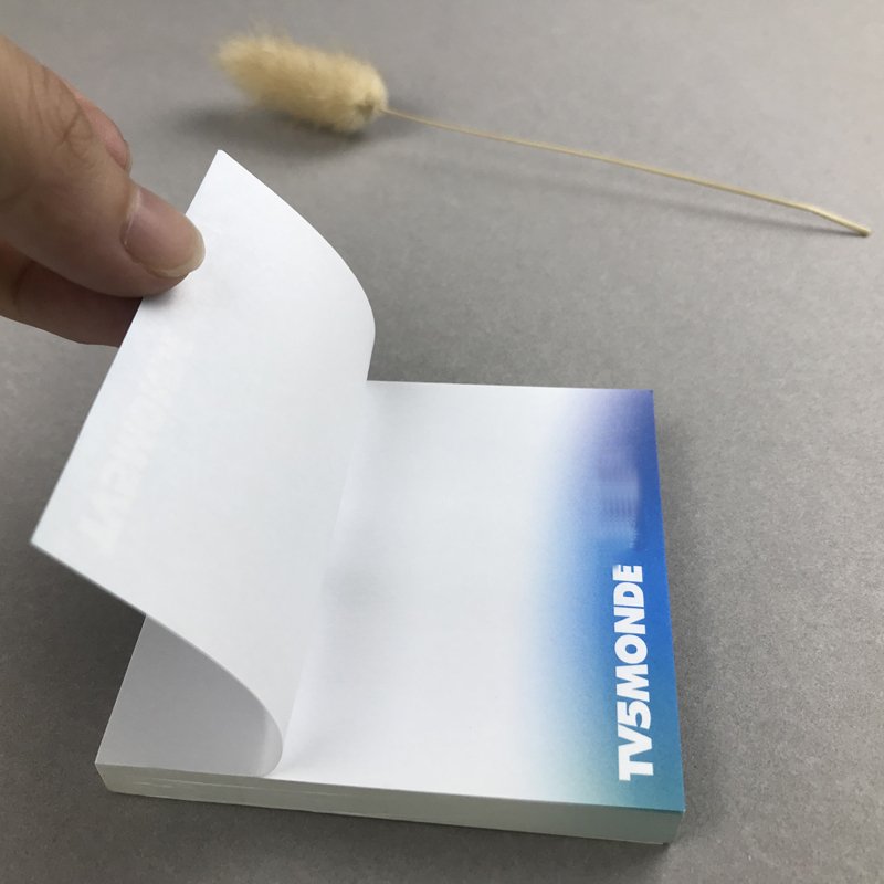 Sticky Note 3*3 Inch Memo Note Customization Creativity Simple for Student Custom Paper Product Opp Bag Offset Paper Memo Pads
