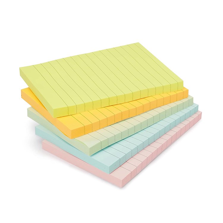 Free sample factory custom Hot sale Durable and convenient paper line bible sticky note pad Annotation Sticky Notes pad for book