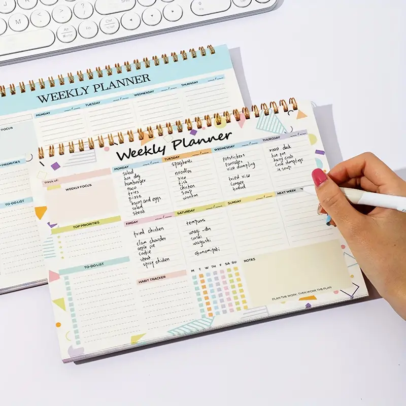 Weekly Planner Pad with 52 Easy Tear-Off Sheets - Perfect for Adults Colorful Daily Planner for Work School Humorous Office Gift
