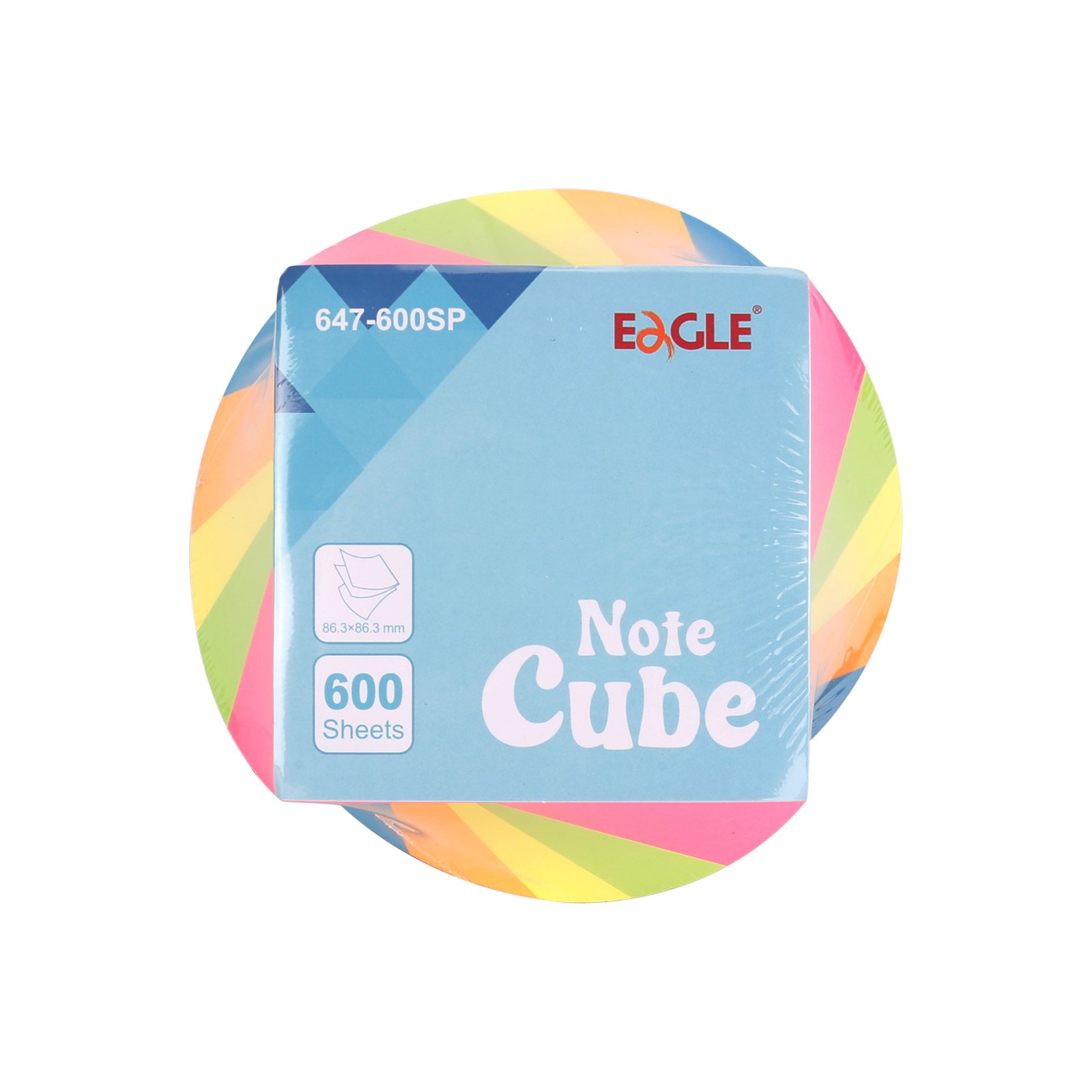 EAGLE Custom Sticky Notes 86.3x86.3mm 5x120 Sheets Self-Stick Notes Easy Post Memo Pads