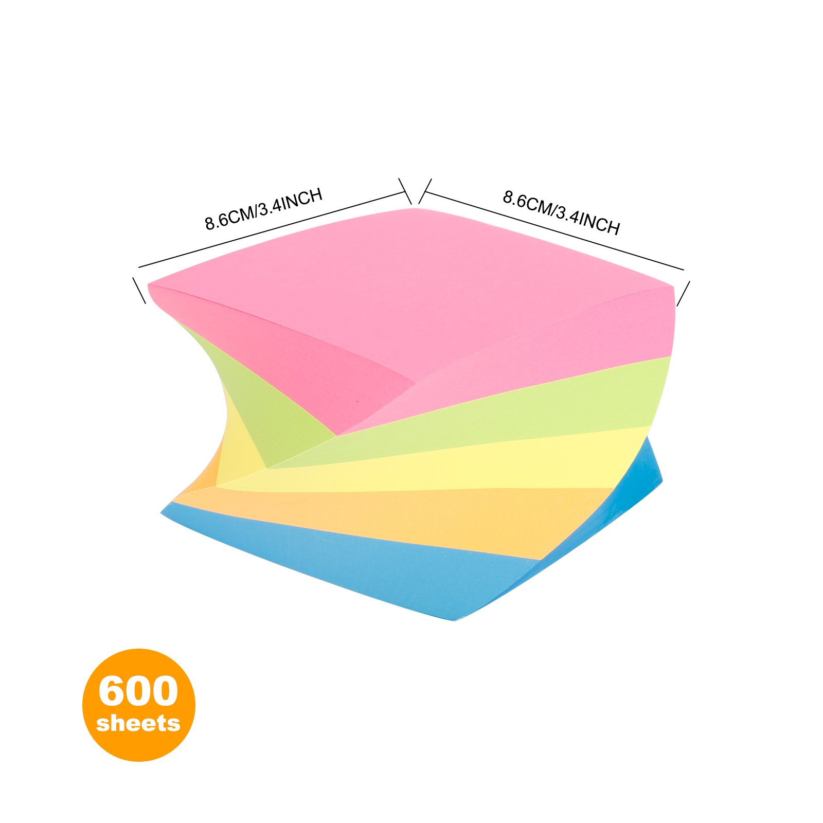 EAGLE Custom Sticky Notes 86.3x86.3mm 5x120 Sheets Self-Stick Notes Easy Post Memo Pads