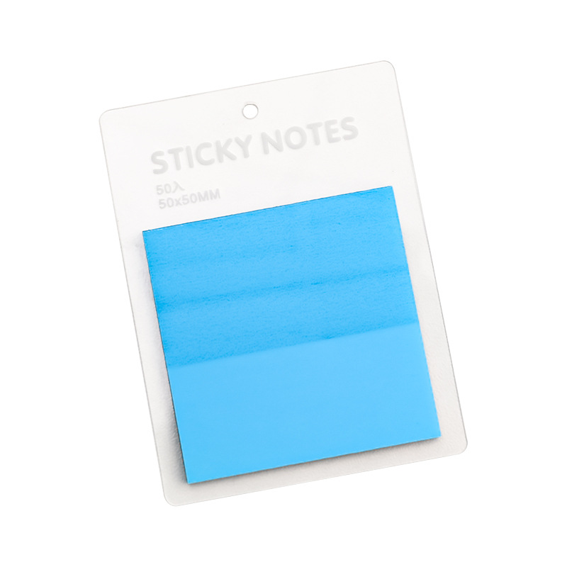 Waterproof Cheap Coloring Custom Sticky Notes Student Adhesive Memo Pad Printing PET Transparent Sticky Notes
