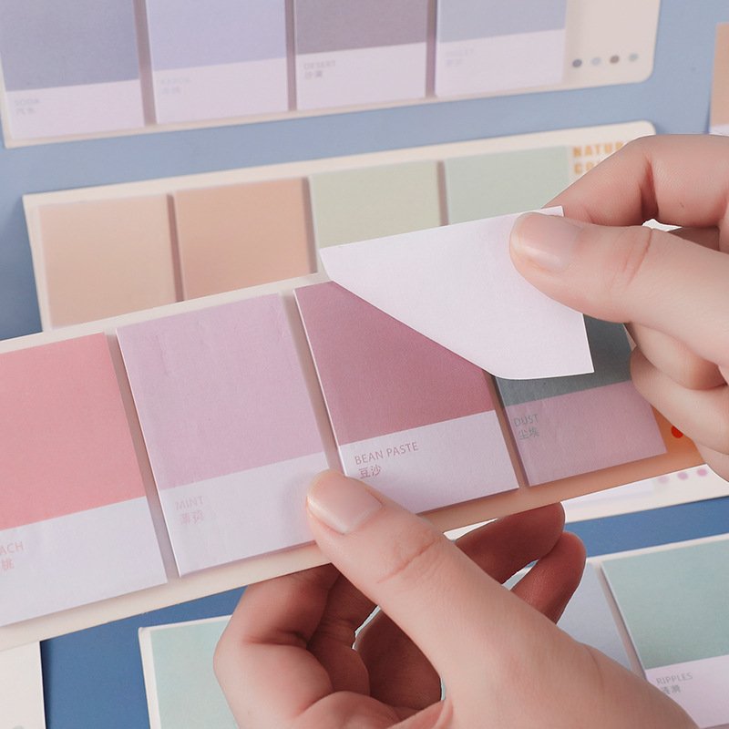 Cute Kawaii Self-adhesive Memo Pad Sticky Notes Pad Stationery Custom Sticky Notes