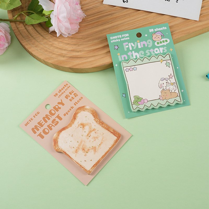 DESEN Personalized Memo Fashion Lovely Sticky Notes Set 3D Die Cut Fun Shape Notes Cute Sticky Note Custom