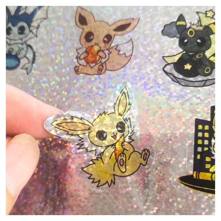 Custom Logo Decorative Sticker Hologram Label for Memo Pads Personalized and Elegant Style