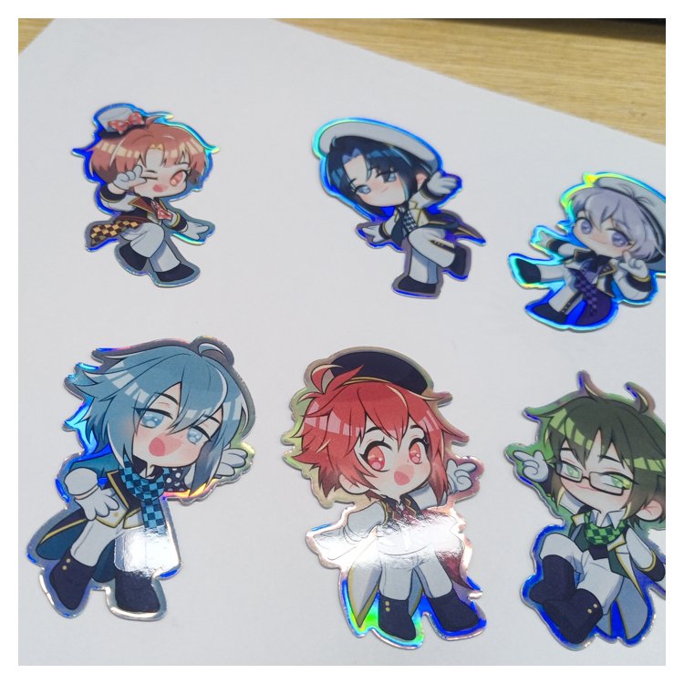 Custom Logo Decorative Sticker Hologram Label for Memo Pads Personalized and Elegant Style