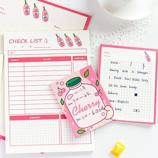 New Style Promotional Customized Printing Size Logo Colorful Cute Memopad Notepad Sticky Notes