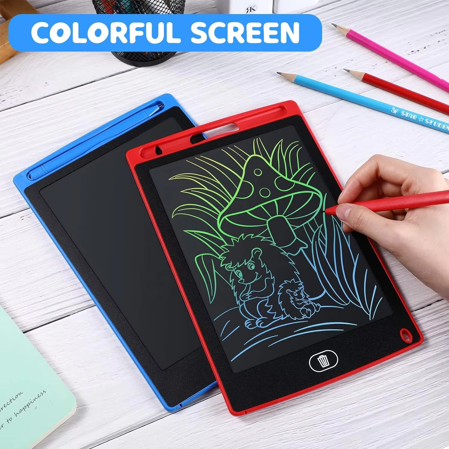 8.5 85 Inches Children Lcd Writing Pad Electronic Writing Pad Magic Tablet Drawing Board For Kids