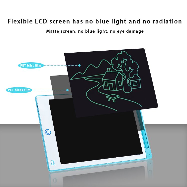 8.5 10 12 inch electronic digital writing color screen kids lcd memo pad erasable writing tablet writing tablet for kids