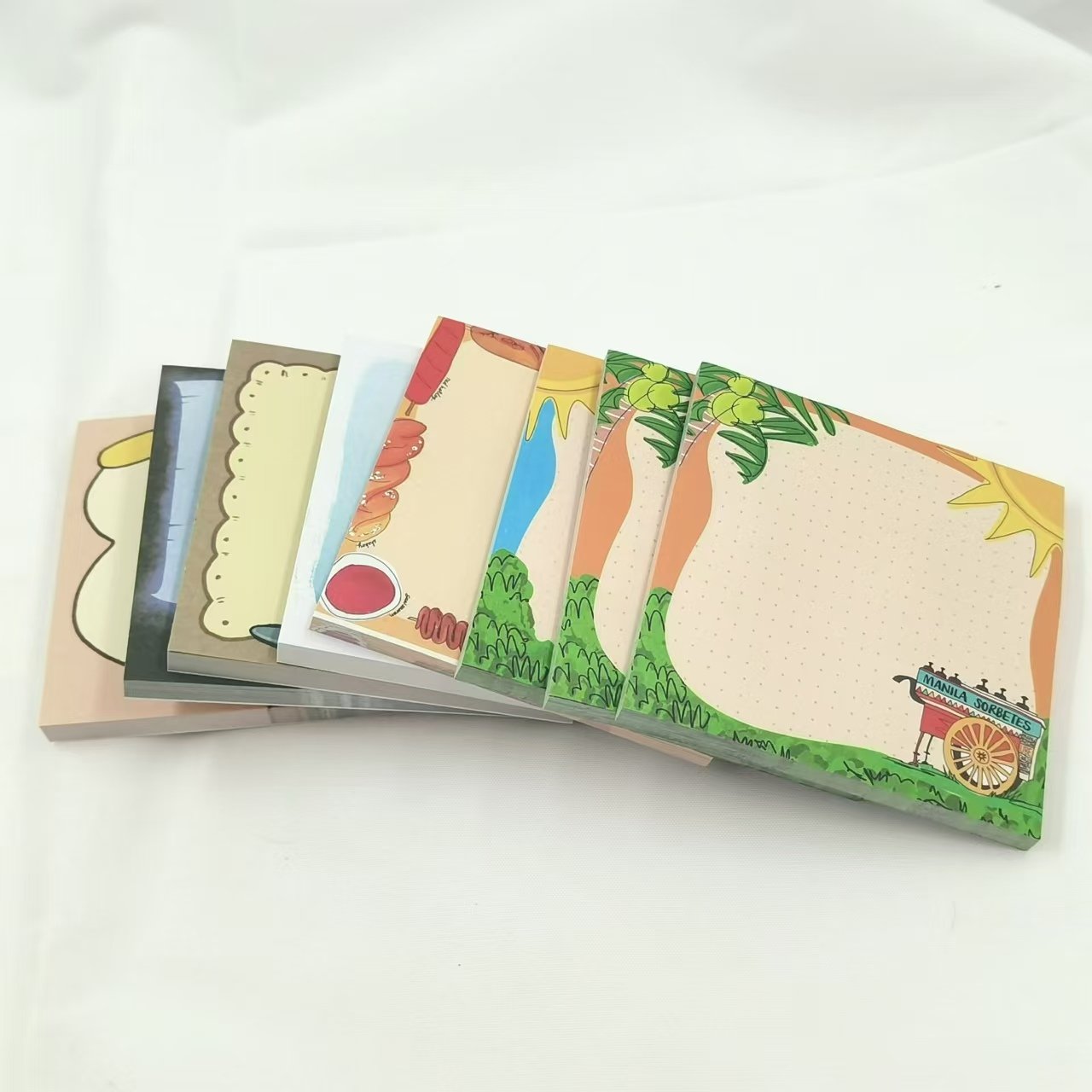 Low MOQ Customized Printed A5 50sheets note pads with logo Tear Off Planner Sticky Memo Notes Pads To Do List Notepad