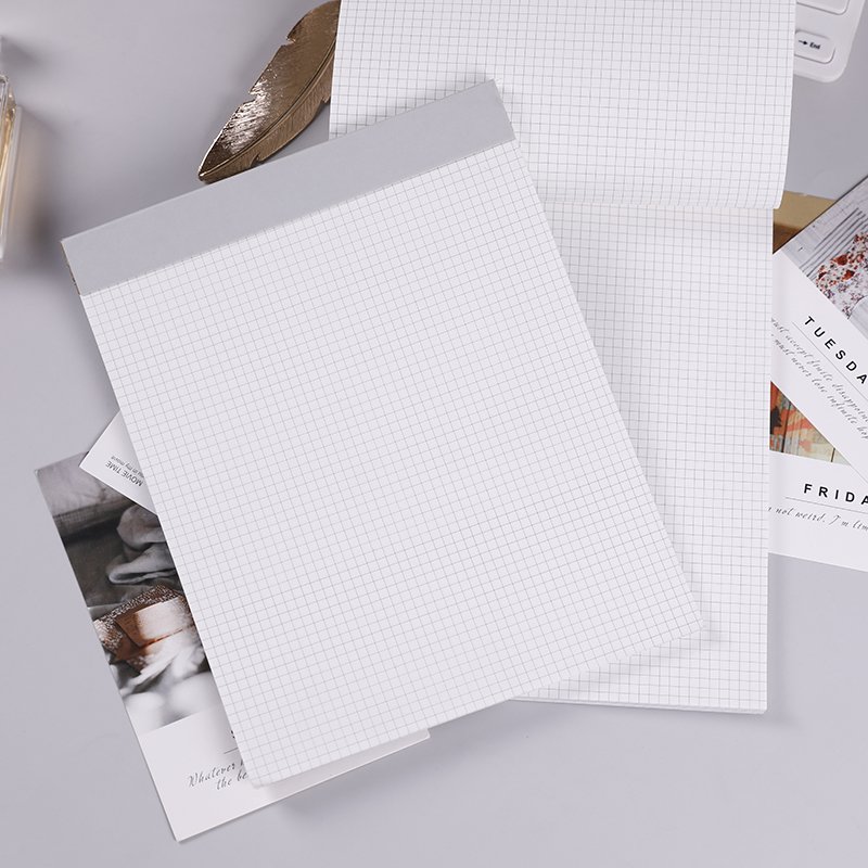 Coloured Office Supplies Memo Note Pad Custom Logo Printed Blank Notepad Daily Memo Pads