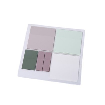 Sticky Note Sets Colorful Transparent pet sticky notes Waterproof Self-adhesive Clear Memo Pad