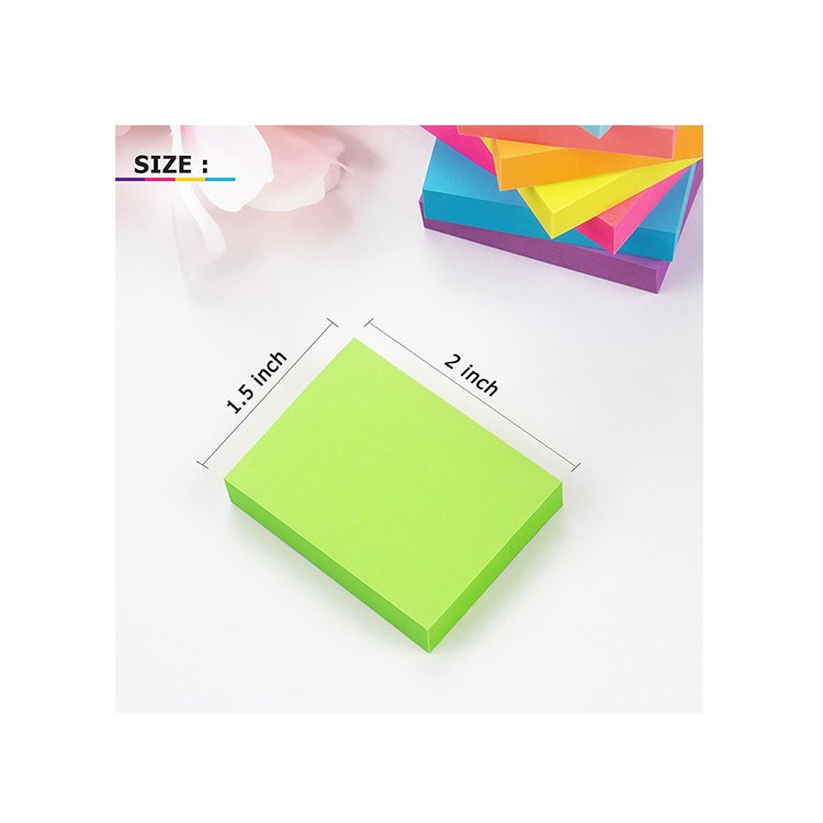 Tom art manufacturer Custom eco-friendly bible Sticky Notes 1.5x2 Inch Memo Pads self-adhesive Sticky Notes for school office