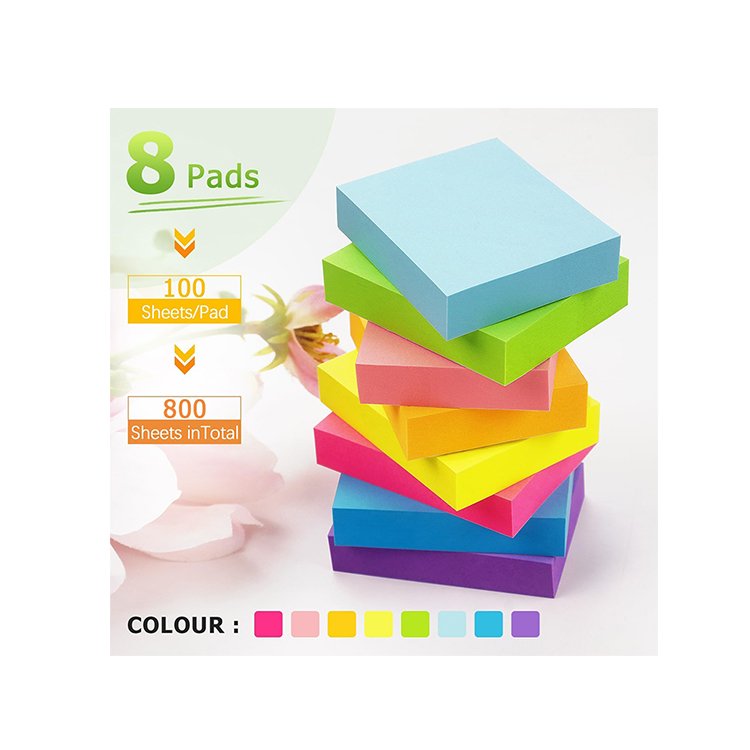 Tom art manufacturer Custom eco-friendly bible Sticky Notes 1.5x2 Inch Memo Pads self-adhesive Sticky Notes for school office