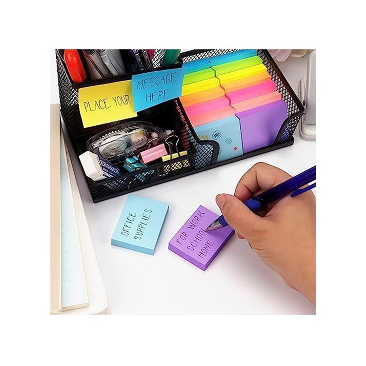 Tom art manufacturer Custom eco-friendly bible Sticky Notes 1.5x2 Inch Memo Pads self-adhesive Sticky Notes for school office