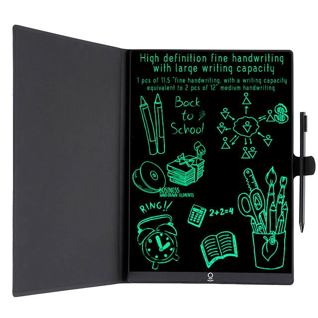 Leather Office Business Digital Paper LCD Writing Tablet 11.5 Inch Erasable Handwriting Pad Adult And Student Notebooks