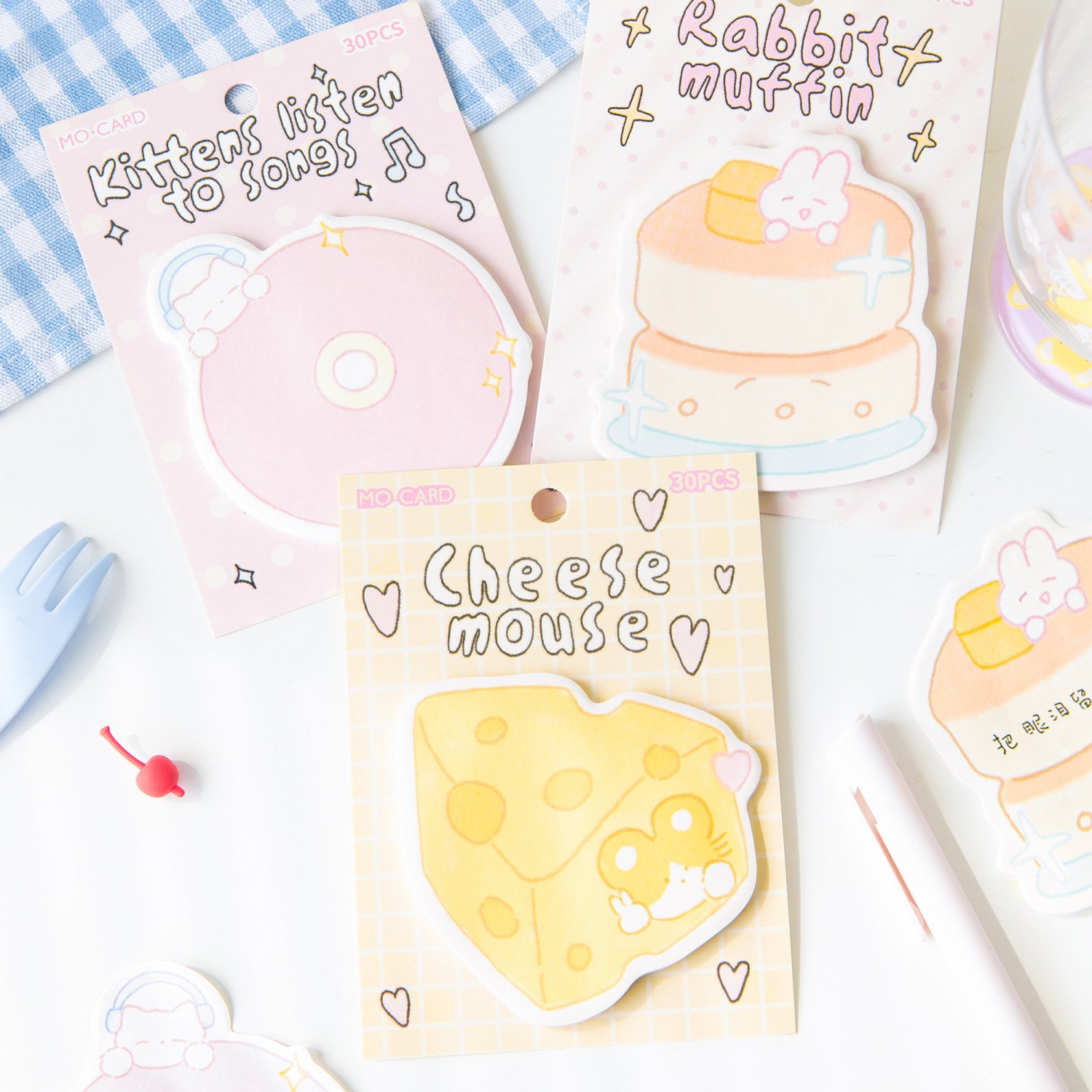 Cute cartoon animal Panda Sticky note Office Teaching Stationery Gifts Self-adhesive memo pad custom LOGO size wholesale